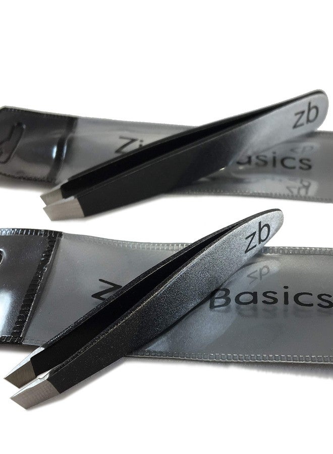 Zizzili Basics Tweezer Set - Limited Edition Ombre - Classic + Mini Slant - Best Tweezers for Eyebrow, Facial Hair Removal and your Precision Needs - Image 2