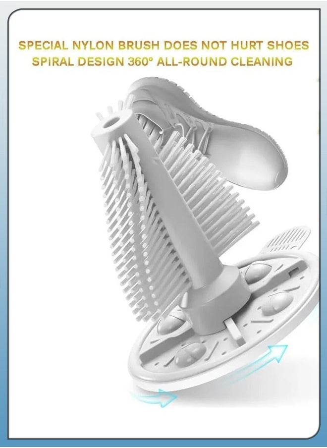 DBLEW Portable Electrical Small Household Shoe Washing Machine Sanitizer 360° Cleaning 10 Minutes Fast Wash with Safe Material Artifact Brush  - Image 4