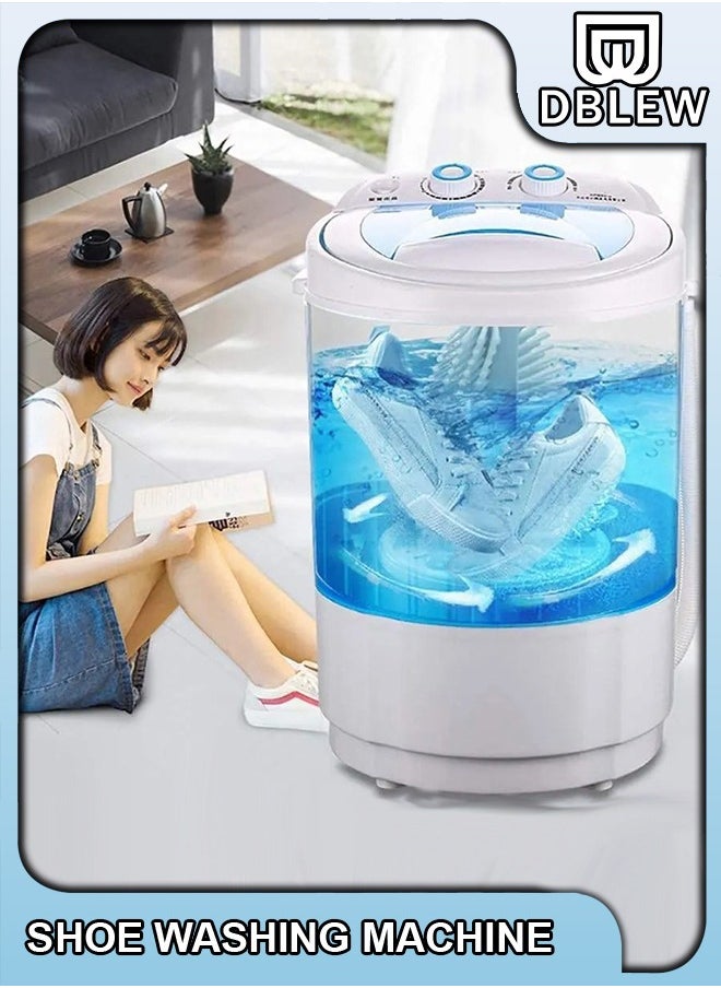 DBLEW Portable Electrical Small Household Shoe Washing Machine Sanitizer 360° Cleaning 10 Minutes Fast Wash with Safe Material Artifact Brush  - Image 1