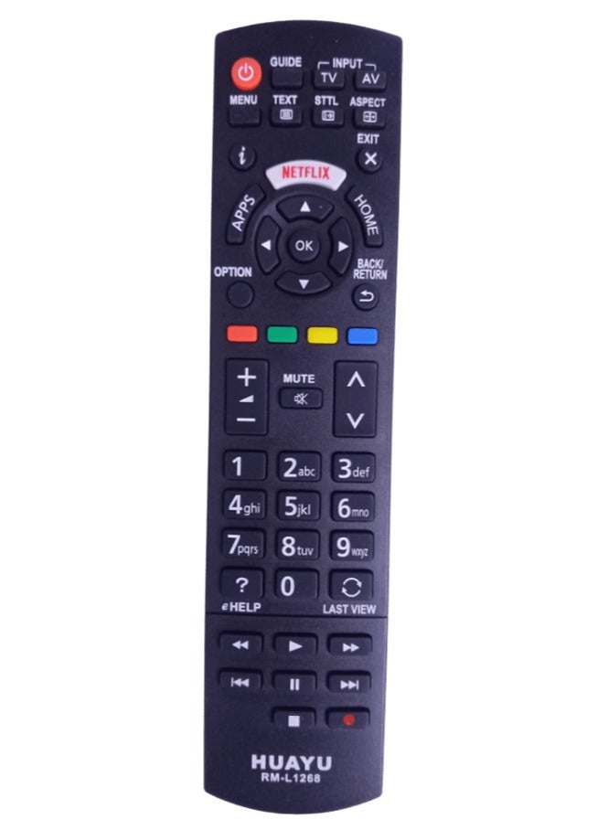 Huayu Remote Control  Replacement For Panasonic Netflix TV Black - Image 1