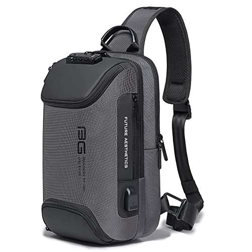 BANGE Sling Bag Anti Theft, Waterproof Men's Chest Bag Shoulder bags Crossbody Sling Backpack for Men - Image 1