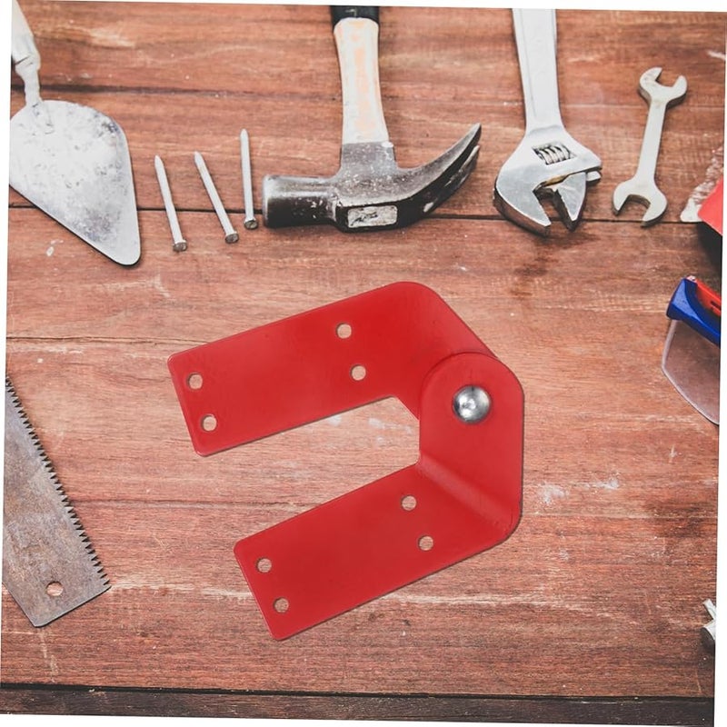 Steel Ladder Hinge Replacement for Attic Lightweight Engineering Red 2 Pcs - Image 3