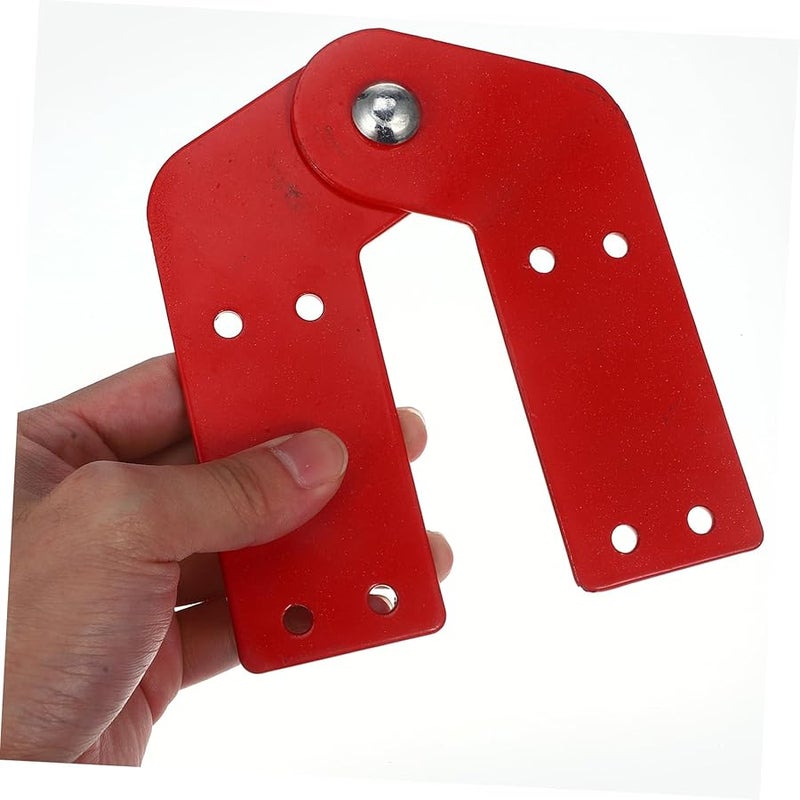 Steel Ladder Hinge Replacement for Attic Lightweight Engineering Red 2 Pcs - Image 4