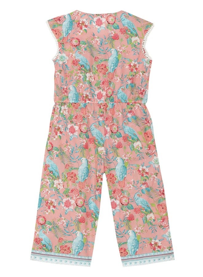 BIBA Girl Printed Kid(KW4457_Peach_9) - Image 2