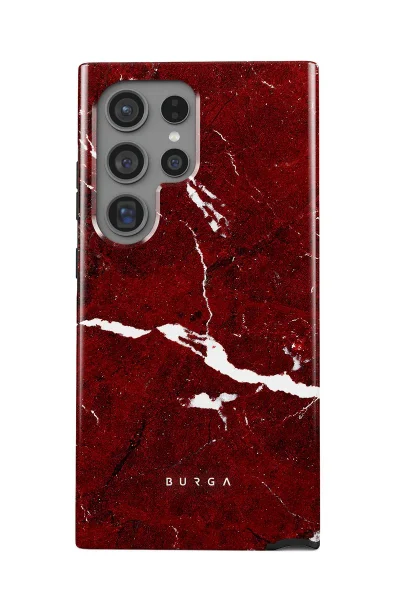 BURGA Samsung Galaxy S24 Ultra Case - Iconic Red Ruby For Screen & Camera Protection Printed Case
