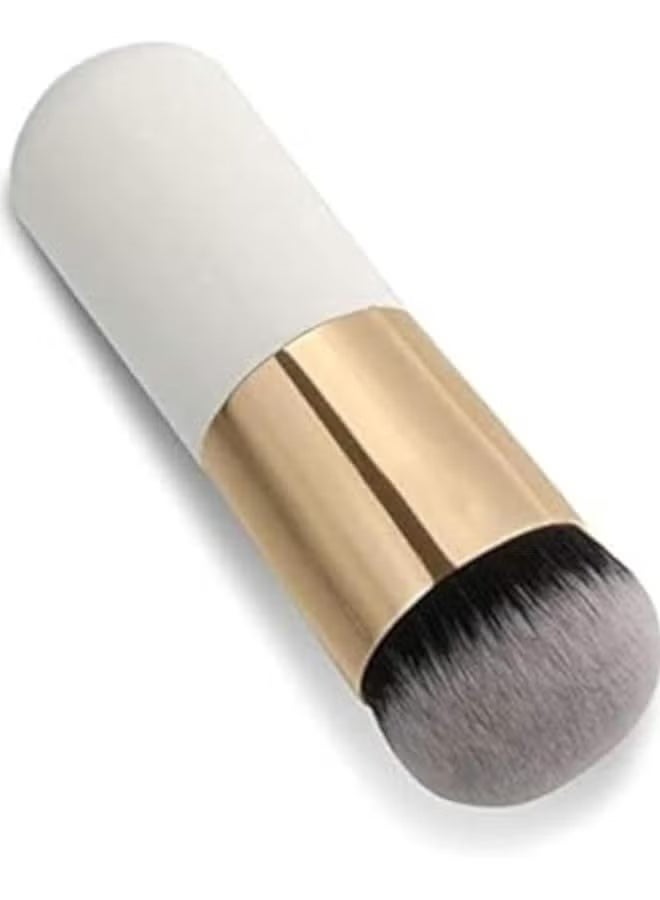 Large Round Makeup Brush – Professional Foundation, Blush & Powder Brush – Portable & Perfect for Daily Use or Travel - Image 1