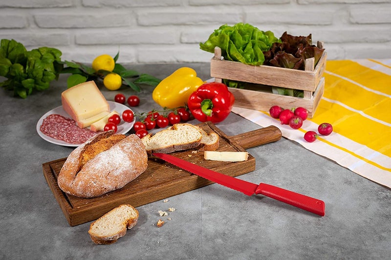 Kuhn Rikon COLORI+ Mixed Knife Set with Non-Stick Coating and Safety Sheaths, Set of 5, Fuchsia, Blue, Graphite Grey, Green and Red - Image 5