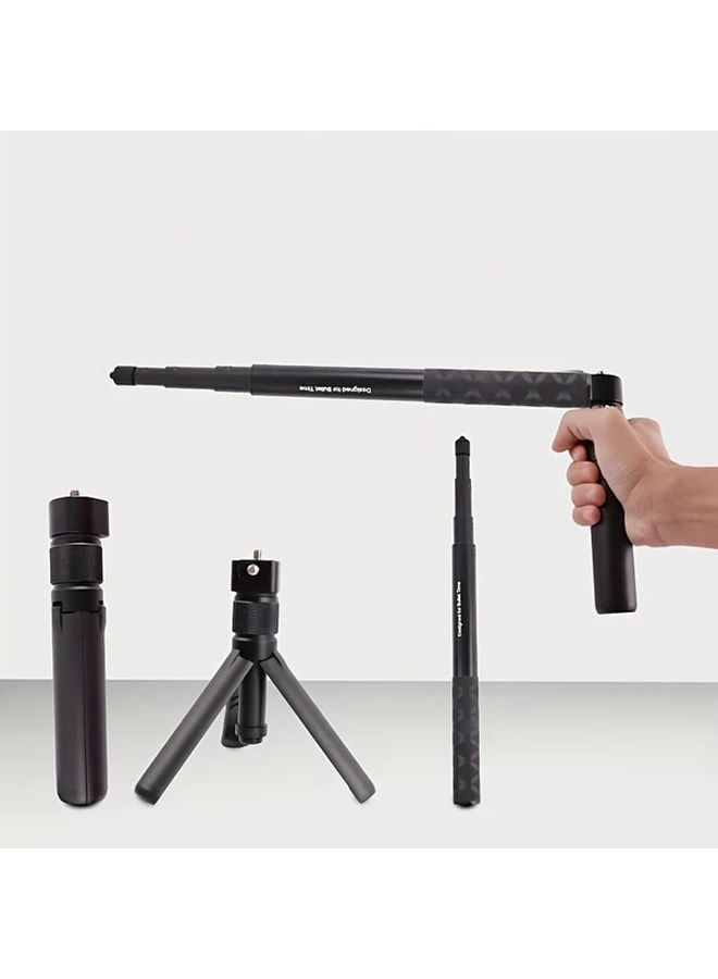 360 Rotating Handheld Gimbal Tripod Selfie Stick Bundle 1 Set For Action Camera Stabilized Shooting - Image 1