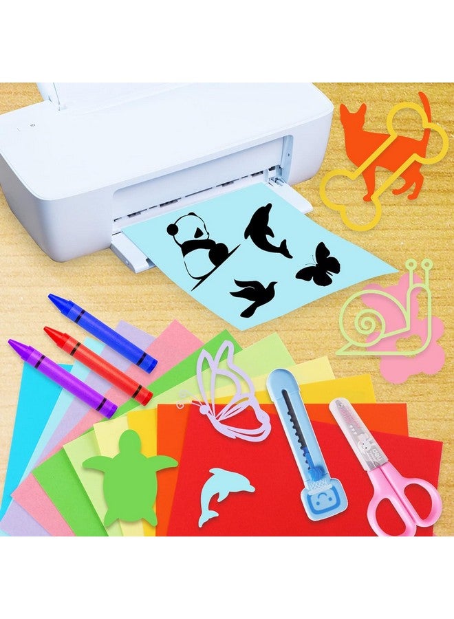 SANNIX 200 Sheets 10 Colors Colored Paper A4 Printer Paper Copy Paper Stationery Paper Multipurpose Colored Printing Paper Origami Paper for DIY Kids Art Craft 8.5" X 11" - Image 5