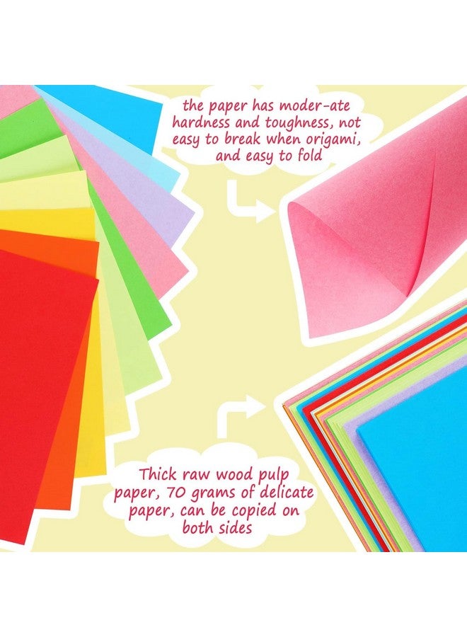 SANNIX 200 Sheets 10 Colors Colored Paper A4 Printer Paper Copy Paper Stationery Paper Multipurpose Colored Printing Paper Origami Paper for DIY Kids Art Craft 8.5" X 11" - Image 3