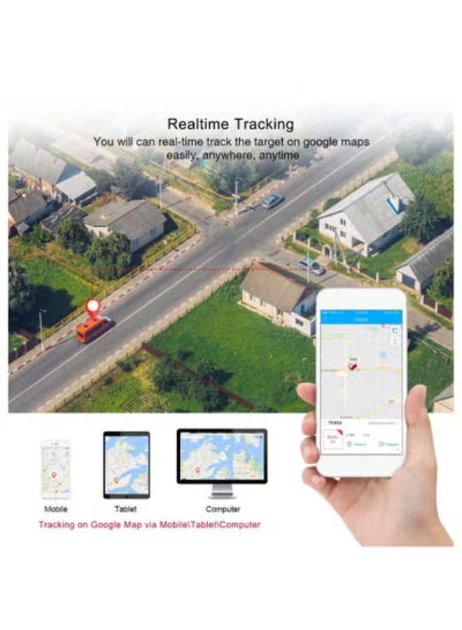 TKSTAR TK905 Vehicle GPS Locator - Long-Lasting 5000mAh Battery, 90-Day Standby, 2G Network Positioning, Waterproof Design, Tool-Free Metal Mounting, Voice Alert & Web/Mobile Access - Image 3