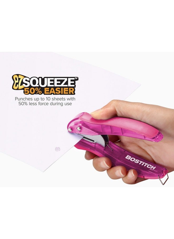 PaperPro Bostitch Office inLIGHT Reduced Effort One-Hole Punch, One Unit per Package, Assorted Colors, No Color Choice (2401)  - Image 2