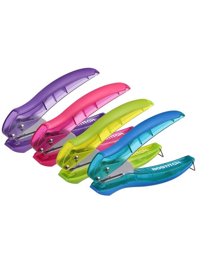 PaperPro Bostitch Office inLIGHT Reduced Effort One-Hole Punch, One Unit per Package, Assorted Colors, No Color Choice (2401)  - Image 1