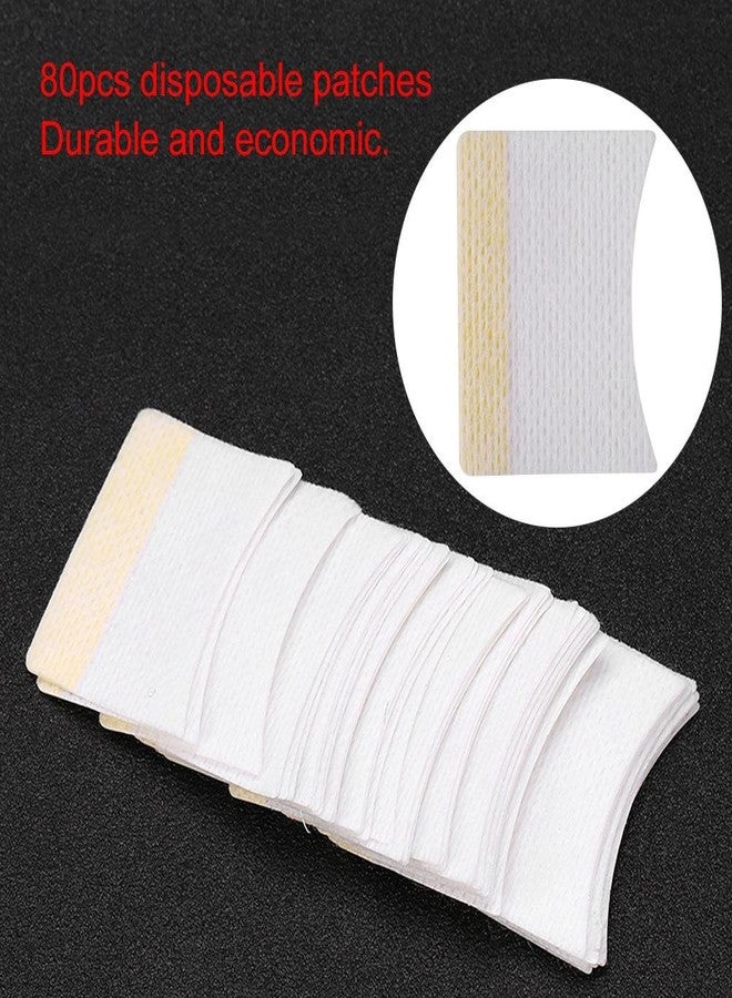 Rotekt 80pcs Cotton Disposable Eyelash Extension Patch Stickers Shield Under Pad Makeup Tool - Image 2