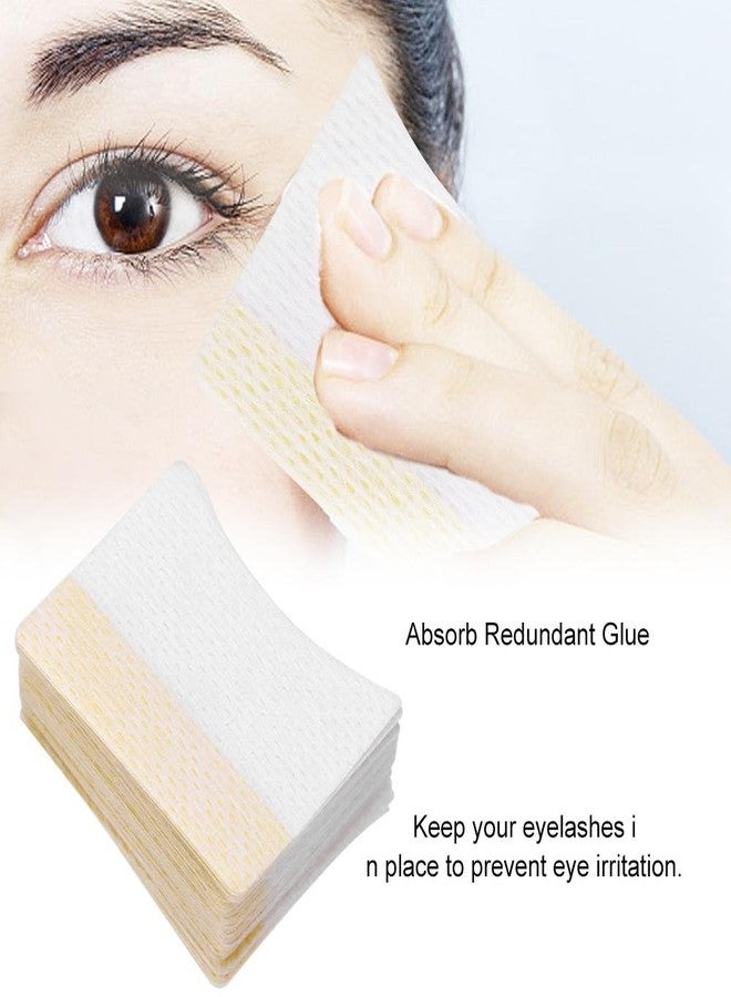 Rotekt 80pcs Cotton Disposable Eyelash Extension Patch Stickers Shield Under Pad Makeup Tool - Image 3