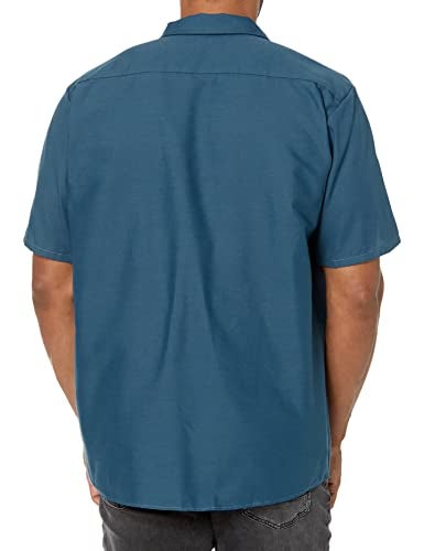 Red Kap Men's Industrial Work Shirt, Short Sleeve, Dark Blue, 2X-Large - Image 2