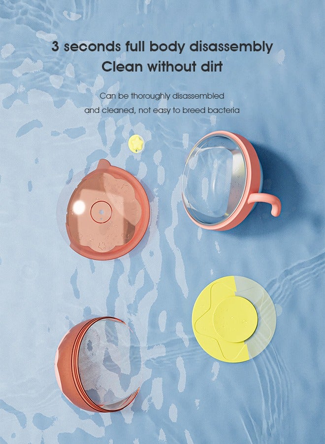 Star Core 5 Pcs Baby Feeding Set, Food-grade Material Baby Tableware Set, Baby Cutlery and Plates Set, Non-Slip Infant Dinnerware Set, Baby Self Feeding Utensils - Image 4