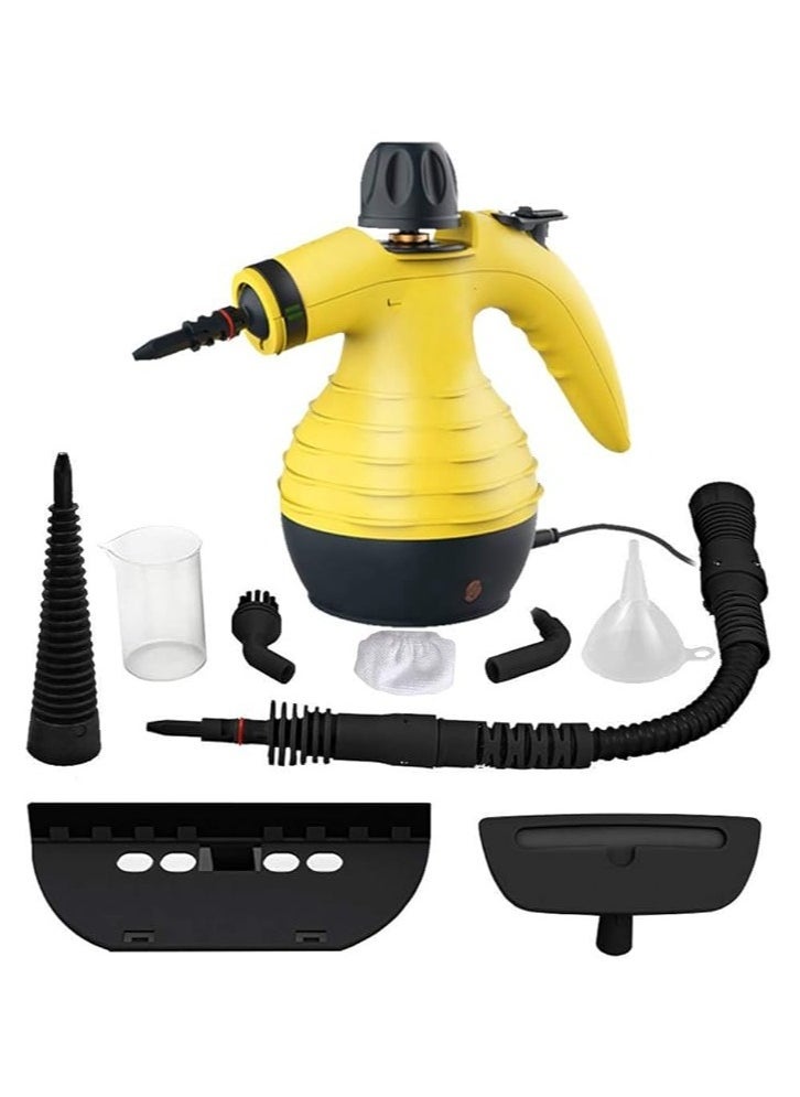 Denx Portable Handheld Steam Cleaner 1200W Multifunctional High Temperature With 9 Pieces Accessories Suitable For Kitchen Sofa Bathroom Window - Image 1