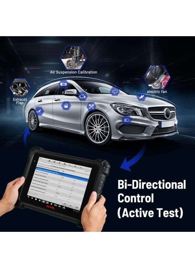 Autel - Autel MaxiSys MS909 Smart Diagnostics Tool, 2025 New Motor TruSpeed Same as MS919 MSUltra, TSB, Repair Tips, Topology 2.0, Up of Elite 2 PRO, ECU Programming/Coding, 40+ Service, 3K+ Active Tests - Image 1