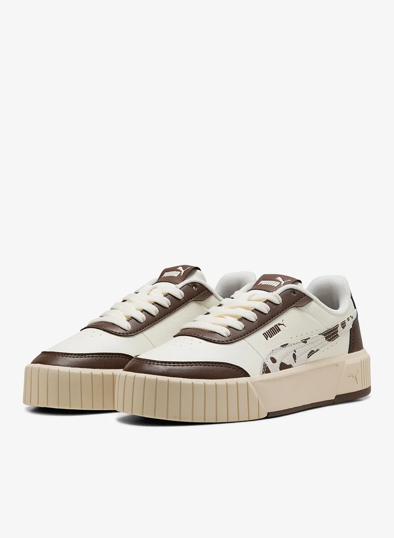 Puma PUMA White-Chestnut Brown Carina Mia Wild for Women | Best Price UAE