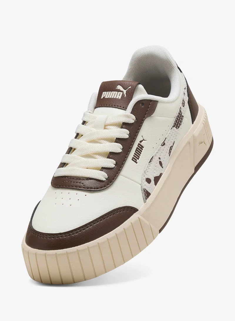 Puma PUMA White-Chestnut Brown Carina Mia Wild for Women | Best Price UAE