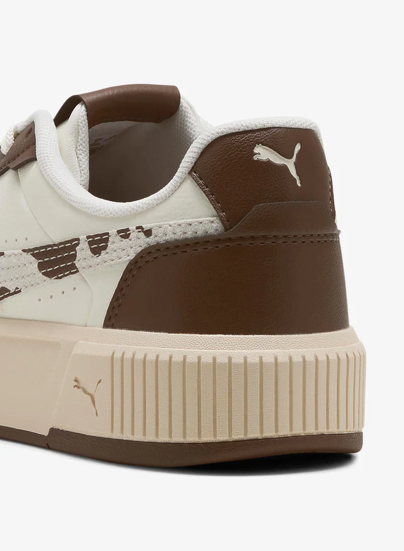 Puma PUMA White-Chestnut Brown Carina Mia Wild for Women | Best Price UAE