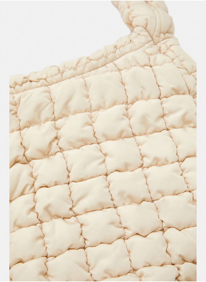 FOREVER 21 Quilted Puffer Tote Bag  - Image 2