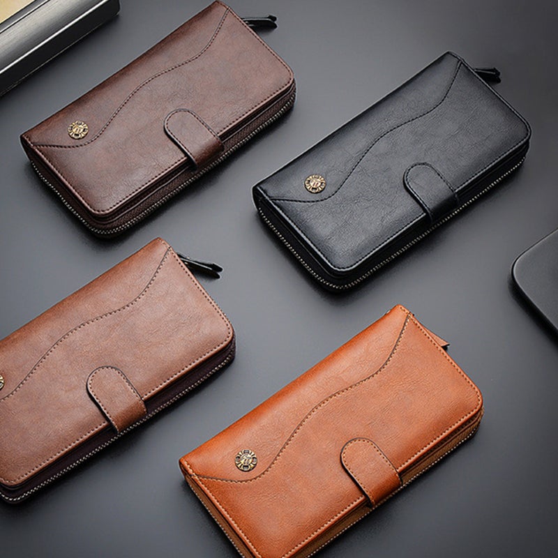 Men Wallet Style Men Wallet Money Bag Phone Bag Cards Bag Fashion Money Bag - Image 3