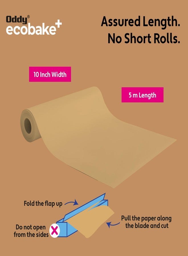 Oddy Uniwraps ورق الطبخ والخبز البني من أودي يوني رابس إيكوبيك 10 بوصة × 5 أمتار (غير مبيض وخالٍ من الكلور) - Image 3