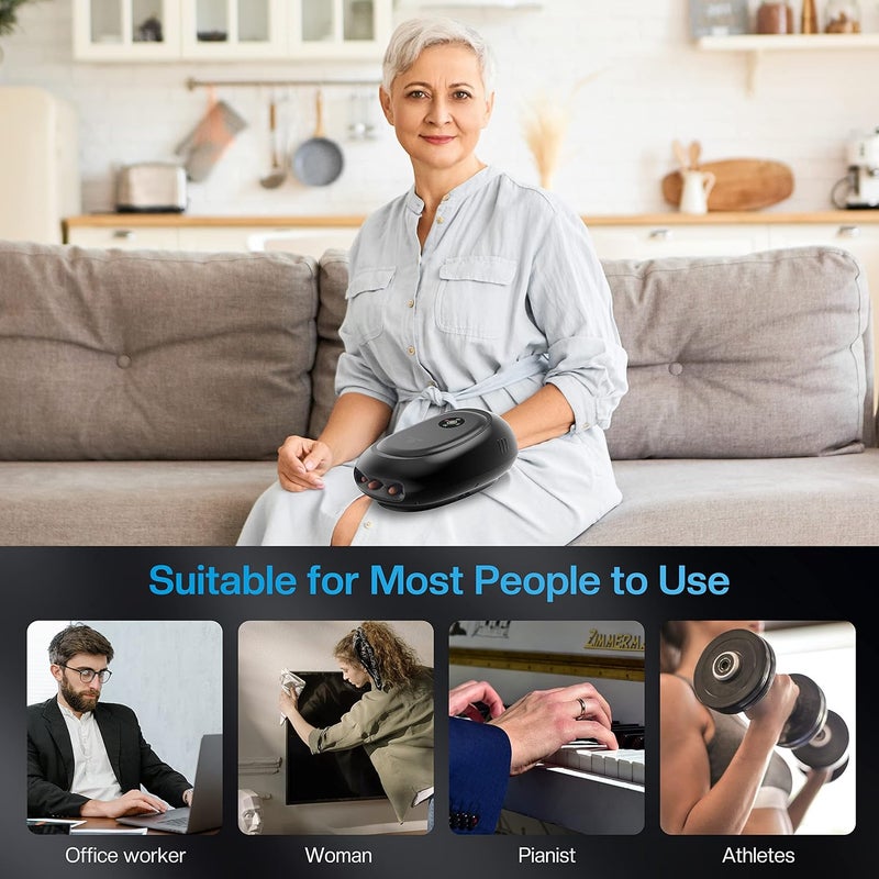 COMFIER Smart Hand Massager MachineAPP ControlHand Massage with Heat and CompressionMassager for ArthristisCarpal TunnelHand Wrist Finger Massager3 Heat Levels3 IntensitiesGifts for WomenMen - Image 4