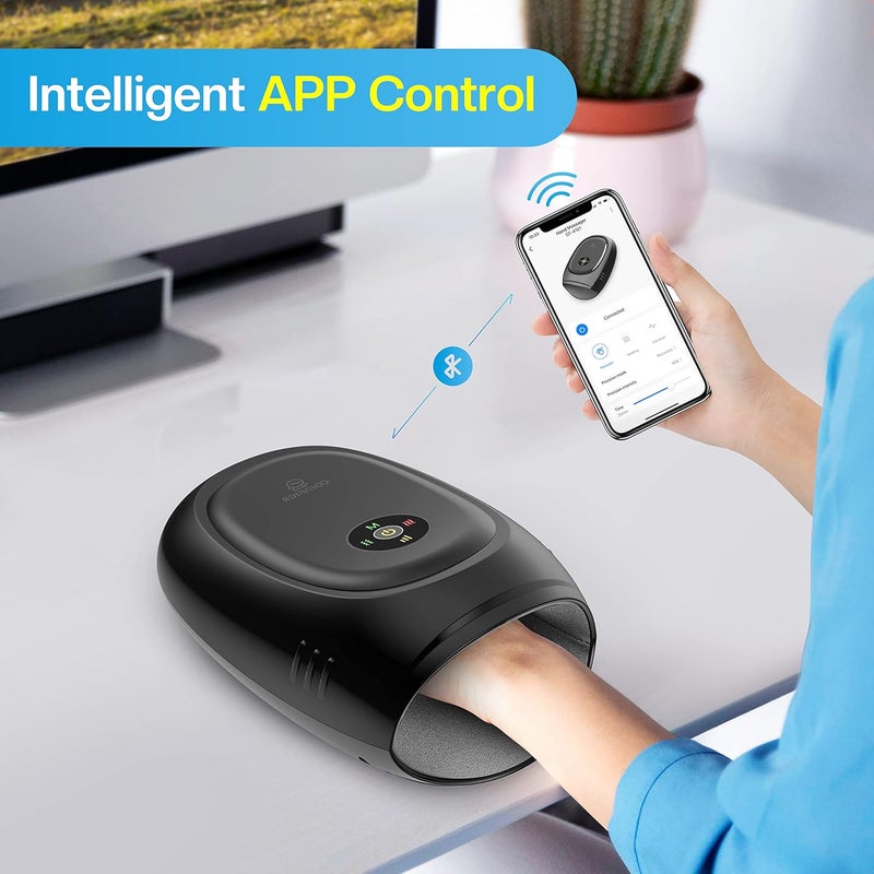 COMFIER Smart Hand Massager MachineAPP ControlHand Massage with Heat and CompressionMassager for ArthristisCarpal TunnelHand Wrist Finger Massager3 Heat Levels3 IntensitiesGifts for WomenMen - Image 2