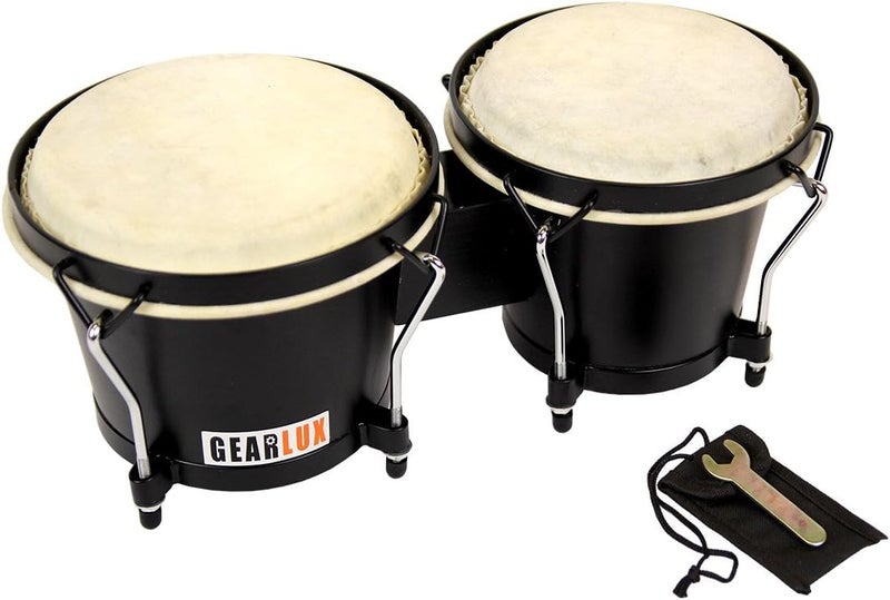 Gearlux Tunable Bongos - Black - Image 1