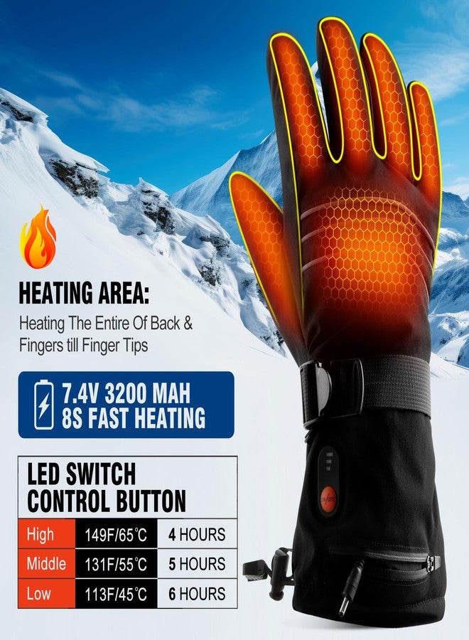 ABXMAS Heated Gloves Hand Warm Unisex, M - Image 2