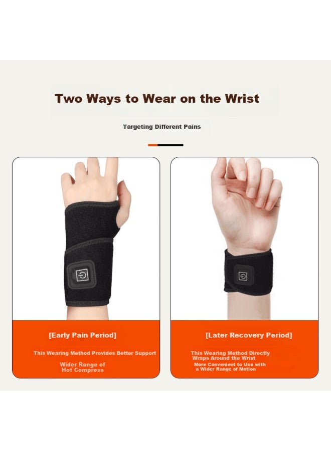 Valsace Electric Heating Wristband For Tendinitis, Warm Wrist Pain Relief, Mugwort Hot Compress, Electric Heated Wristband For Mom's Hands And Wrist - Image 4