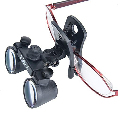 XUX 2.5X Binocular Loupes DY-109 Clip-on Type Magnifier Optical Glass - Image 5