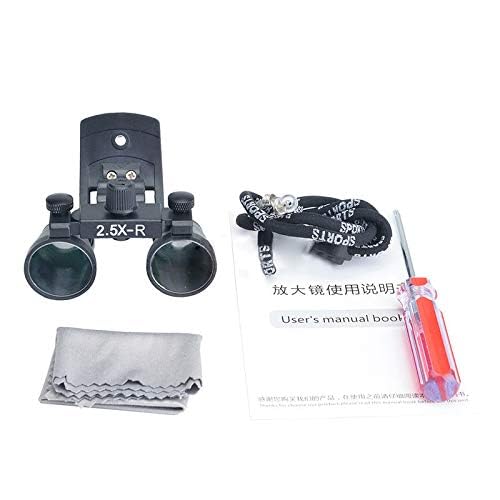 XUX 2.5X Binocular Loupes DY-109 Clip-on Type Magnifier Optical Glass - Image 3