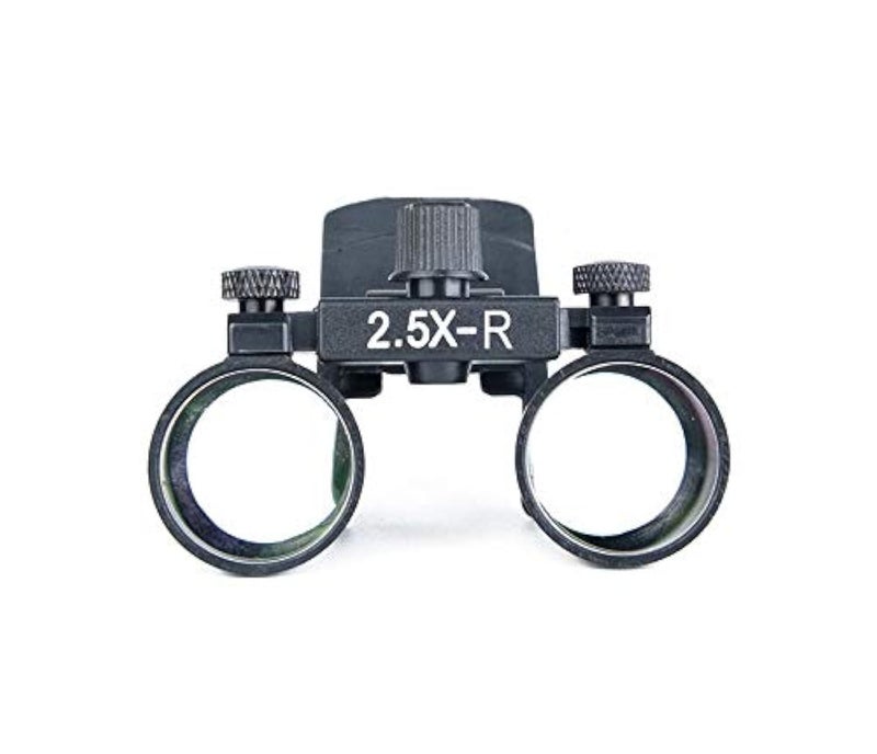 XUX 2.5X Binocular Loupes DY-109 Clip-on Type Magnifier Optical Glass - Image 1