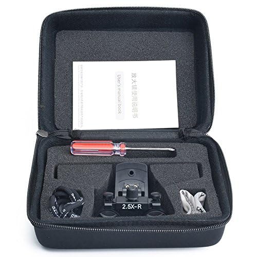 XUX 2.5X Binocular Loupes DY-109 Clip-on Type Magnifier Optical Glass - Image 4