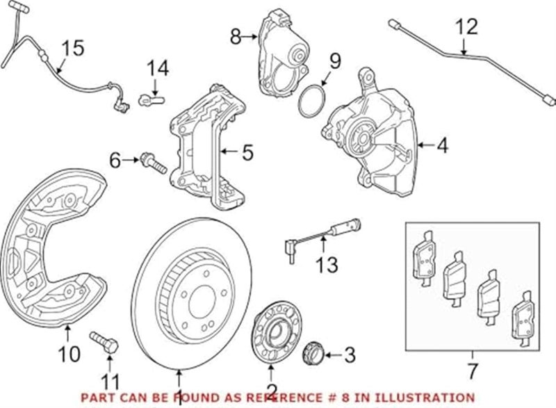 Wivplex Rear Park Brake Actuator for Mercedes-Benz - Image 2