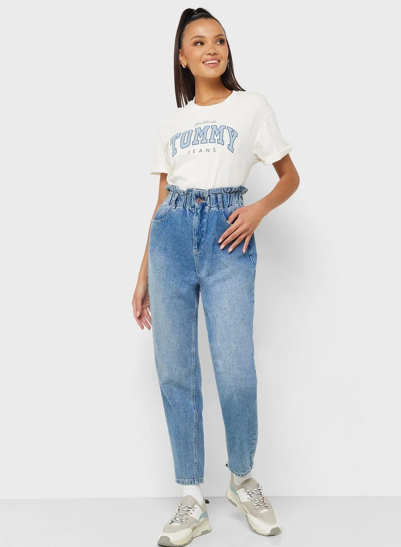 TOMMY JEANS Crew Neck Varsity T-Shirt