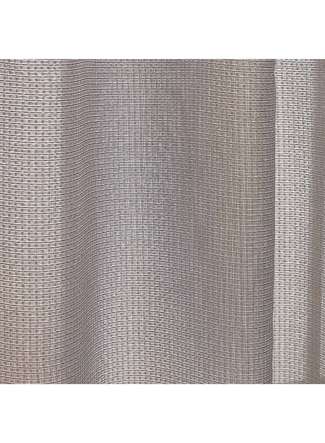 Home Box Diamond Solid Jacquard Shower Curtain with Hooks 200 x 180 cm  - Image 3