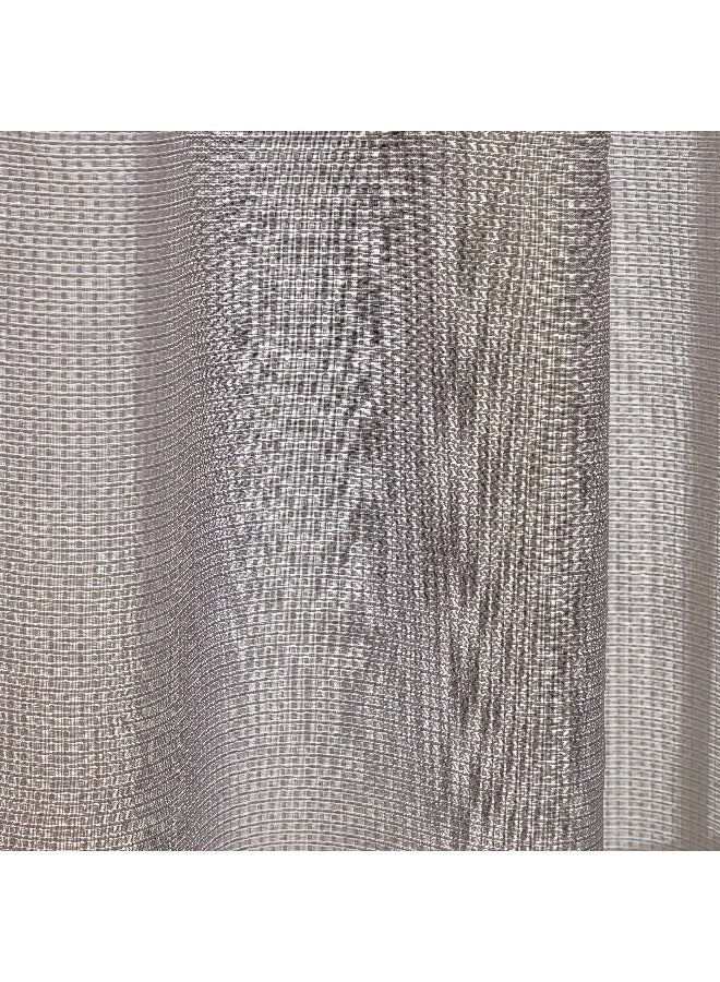 Home Box ستارة دش جاكار صلبة مزينة بالألماس مع خطافات 200 x 180 سم - Image 3