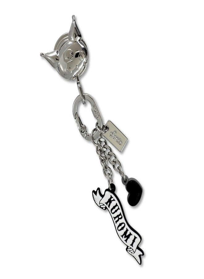 Sonix x Sanrio Phone Charm with Adhesive Hook | Smartphone Charm Hook with Carabiner Ring and Unique Charms | Kuromi - Image 1