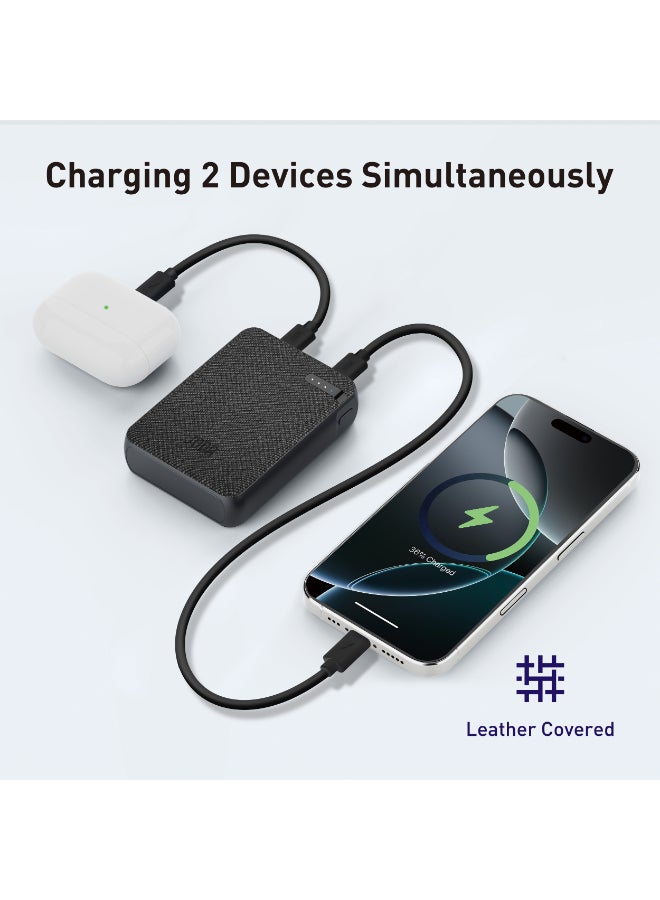 JODA Nano 10000mAh Power Bank ⚡ | 2 USB-C Ports 🔌 | PD 20W Fast Charging 🚀 | Portable Charger for Phones & Tablets 📱💻 - Image 4