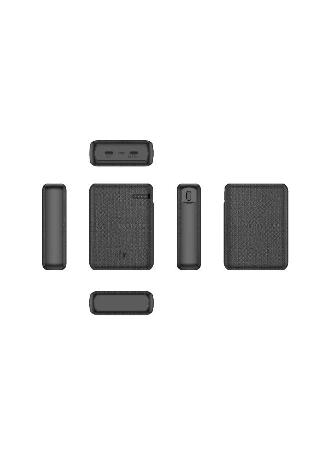 JODA Nano 10000mAh Power Bank ⚡ | 2 USB-C Ports 🔌 | PD 20W Fast Charging 🚀 | Portable Charger for Phones & Tablets 📱💻 - Image 2