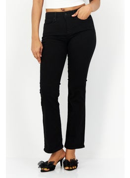 NYDJ Women Bootcut Fit Plain Chino Pant, Black  - Image 1