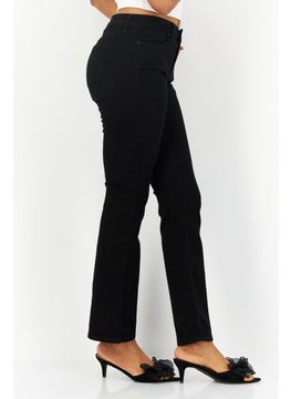 NYDJ Women Bootcut Fit Plain Chino Pant, Black  - Image 2