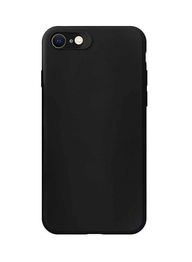 NIBEMINENT Apple iPhone SE 2022 (SE 3rd Generation) Protective Case Ultra Slim Soft TPU Cover 4.7 inch Black  - Image 1