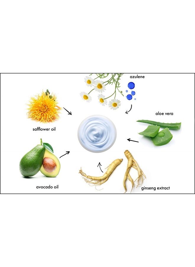 Raya Azulen Cream (301) | Moisturizing Day and Night Face Cream for Combination and Sensitive Skin | Refines, Tones, and Tightens | Made with Soothing Azulene - Image 2