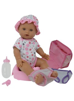 The New York Doll Collection Drink And Wet Potty Training Baby Doll ...